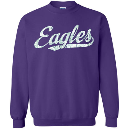 Eagles Mascot T-shirt Vintage Sports Name Purple