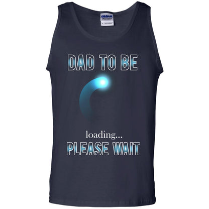 Daddy T-shirt Dad To Be Loading Please Wait Navy