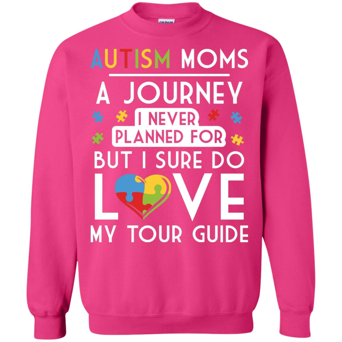 Autism Mom Shirt Autism Mom A Journey Of Love Heliconia