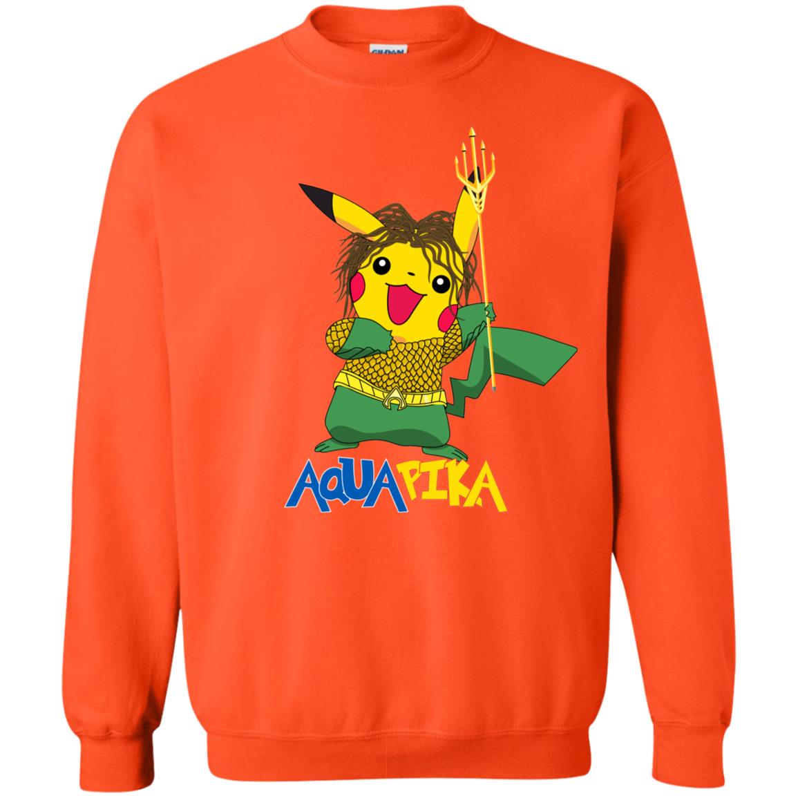 Aquapika Aquaman Piakachu Fan Shirt Orange