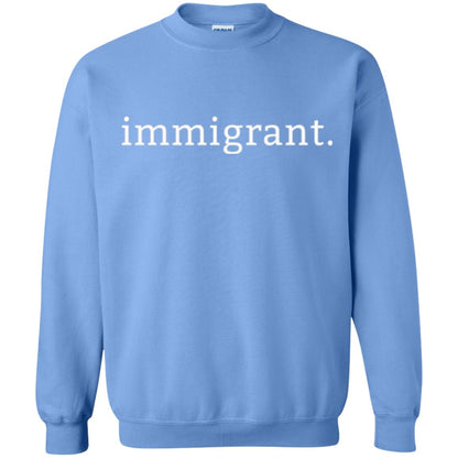 Anti Racism T-shirt Immigrant Simple Minimalist Carolina Blue