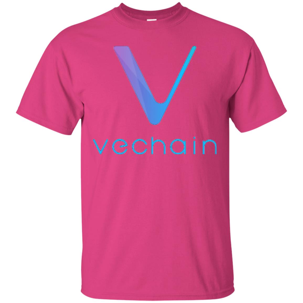 Vechain Ven Cryptocurrency Blockchain T-shirt Heliconia