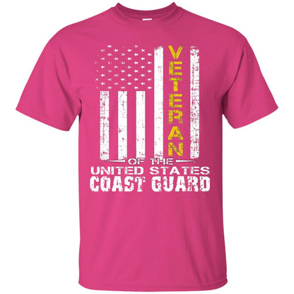 Veteran Of The United States Us Coast Guard Shirt Heliconia