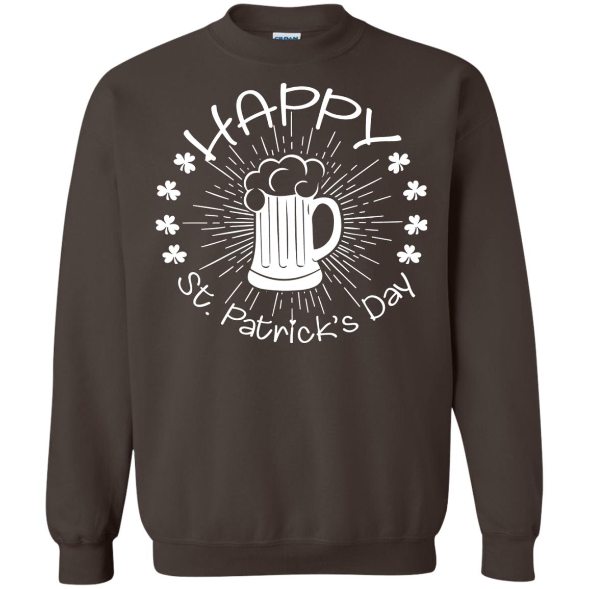 Drinking Team Happy St.patrick’s Day T-shirt Dark Chocolate