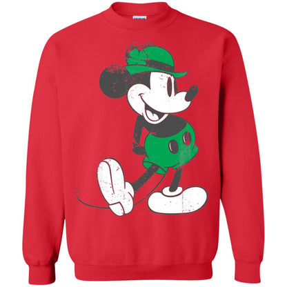 Mickey Mouse St. Patrick_s Day T-shirt Red