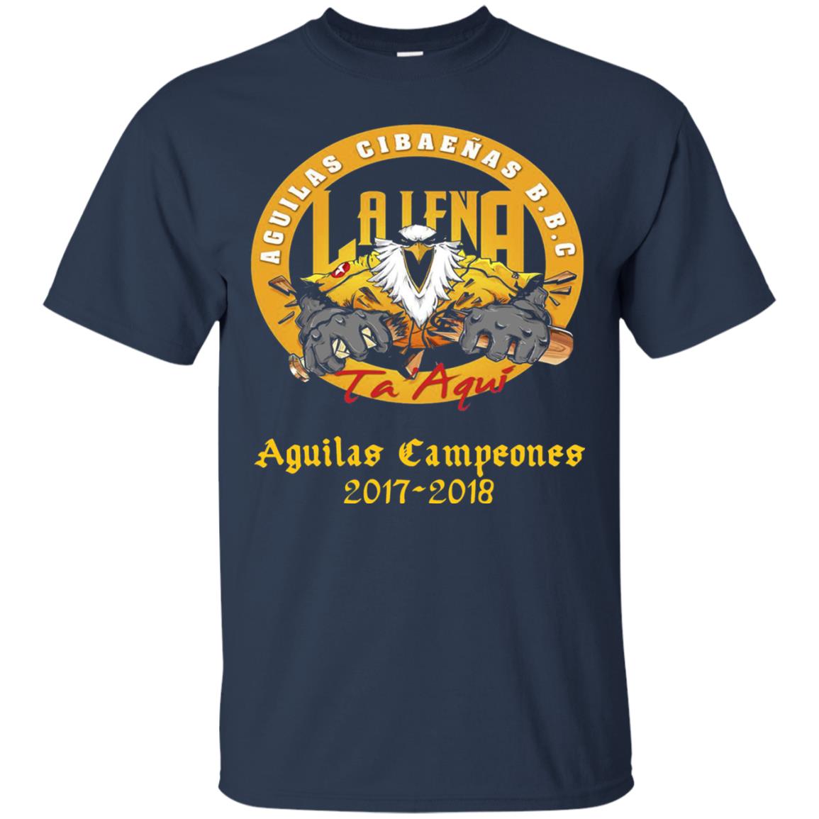 Baseball Lover T-shirt Aguilas Cibaenas Campeones 2017-2018 Navy