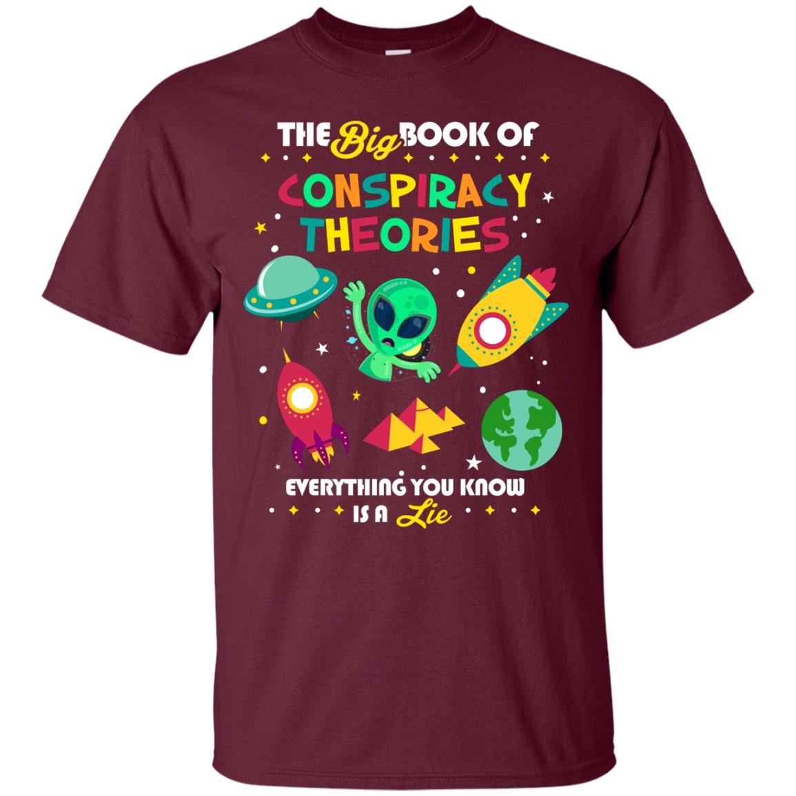 The Big Book Of Conspiracy Theories Maroon