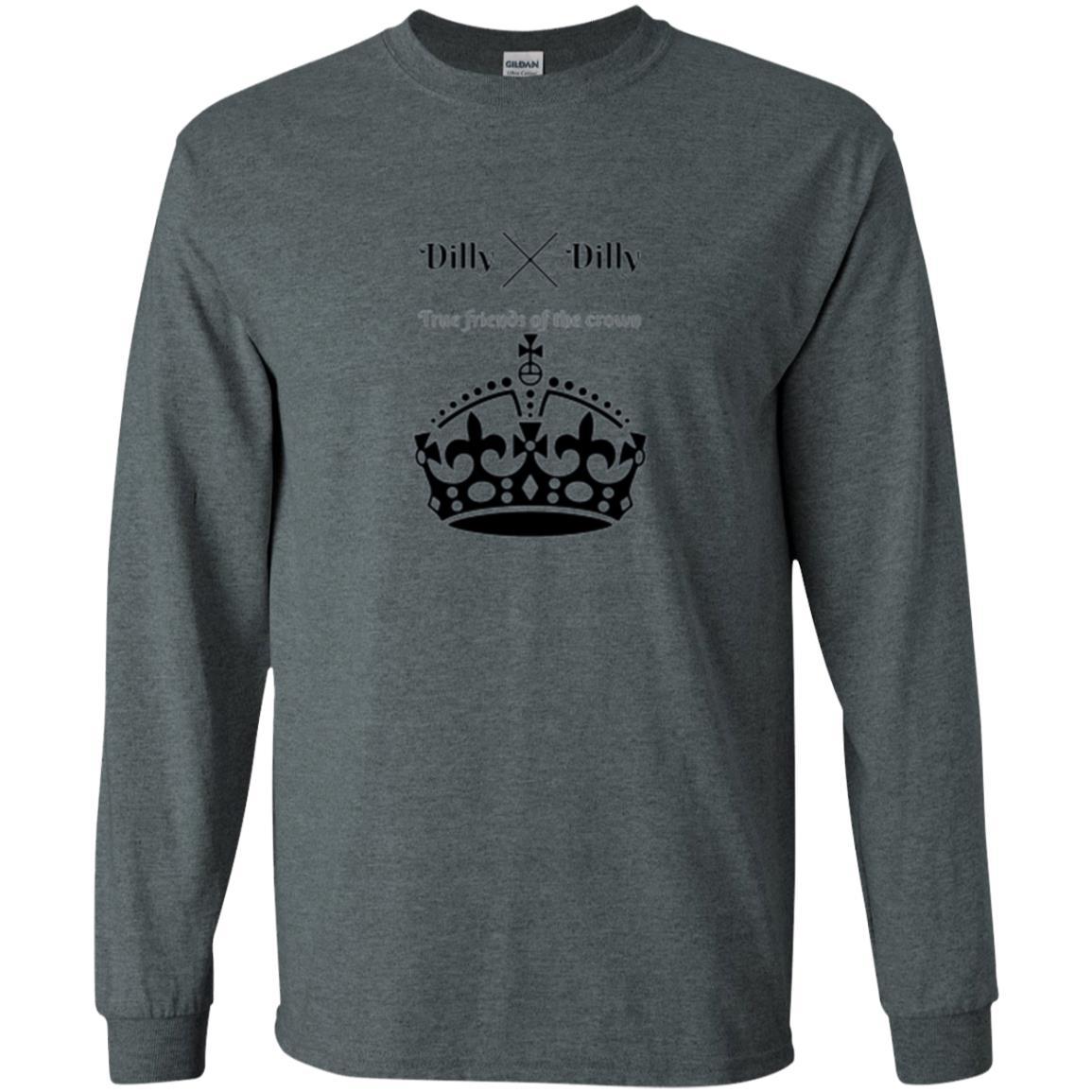 Dilly Dilly True Friends Of The Crown T-shirt Dark Heather