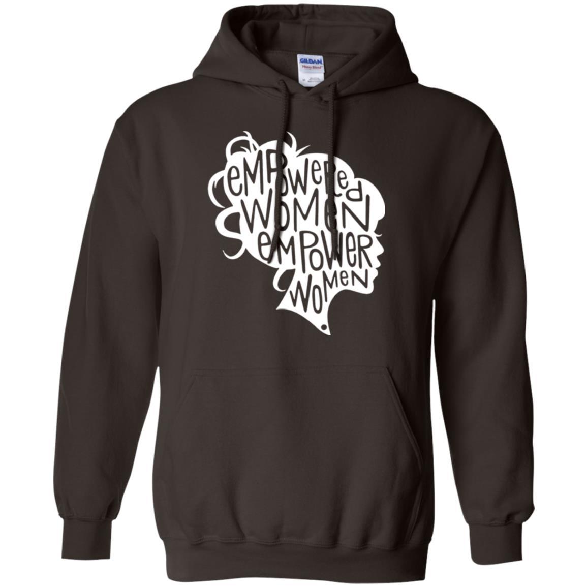 Feminist T-shirt Empowered Women Empower Woman Dark Chocolate