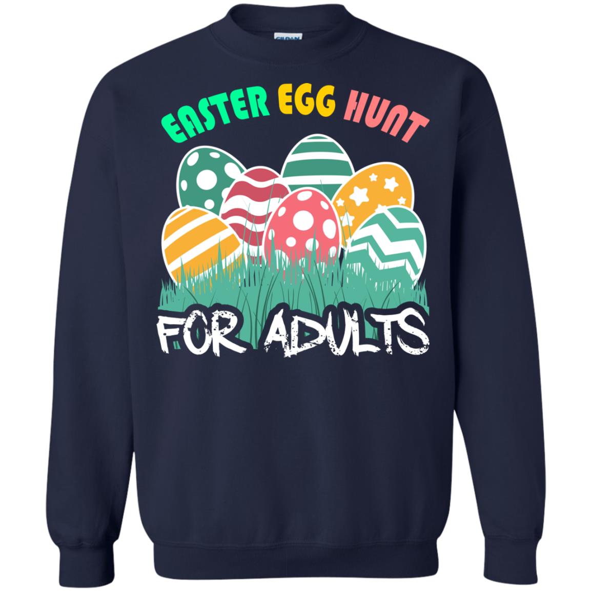 Easter Egg Hunt For Adults Easter Day T-shirt Navy