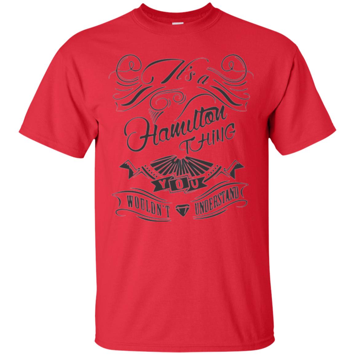 Musican T-shirt It_s A Hamilton Thing Red
