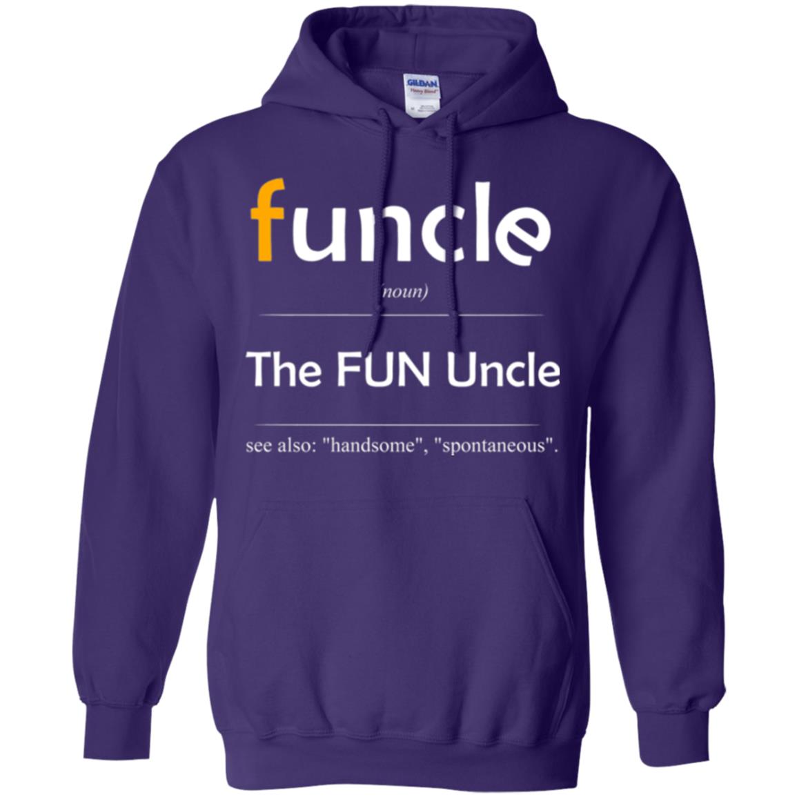 Uncle T-shirt Handsome Spontaneous Best Funny Uncle Purple