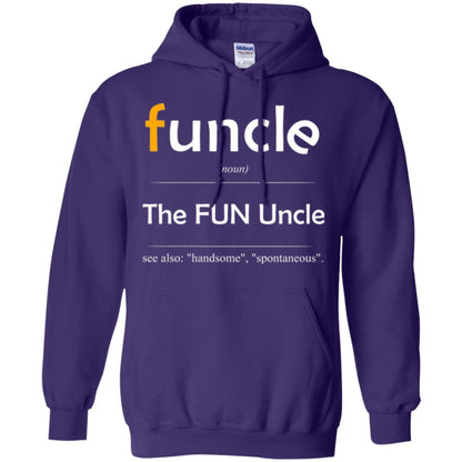 Uncle T-shirt Handsome Spontaneous Best Funny Uncle Purple