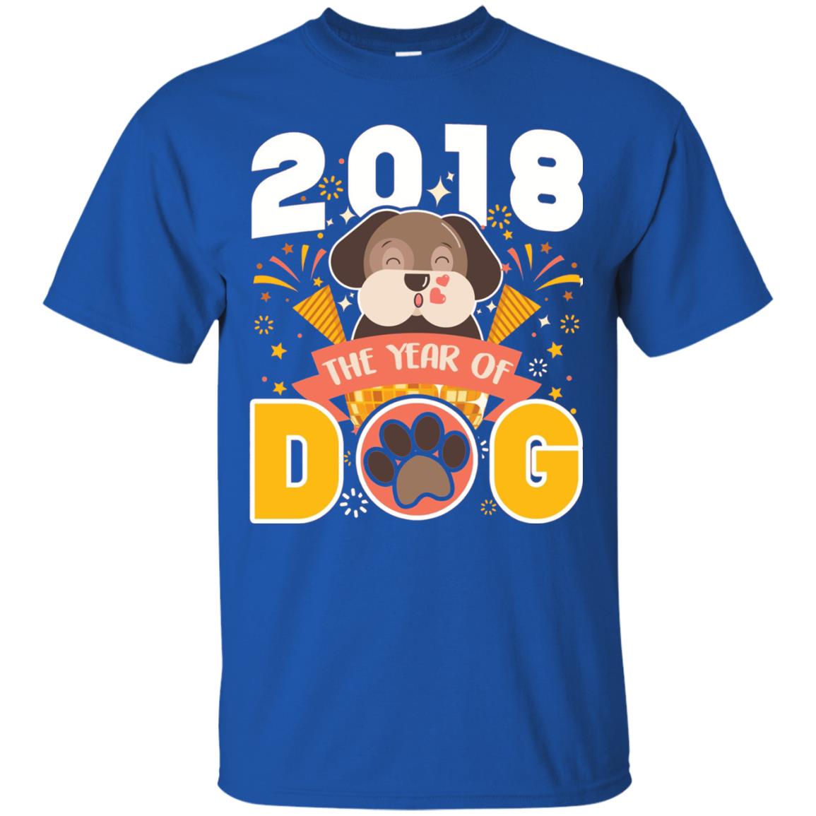 Funny Chinese New Year T-shirt 2018 The Year Of Dog Royal