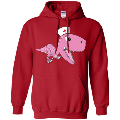 Dinosau-nurse Dinosaurus Nursing Shirt Red