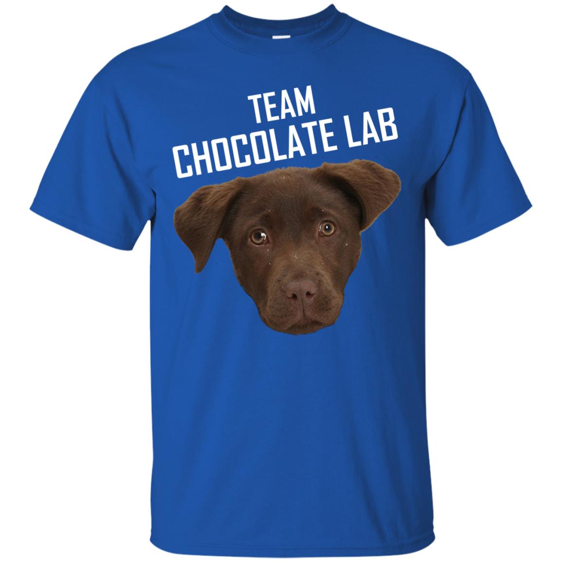 Team Chocolate Lab Labrador Retriever Lover Funny Shirt Royal