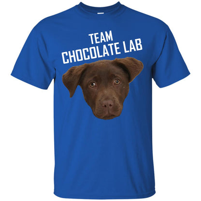Team Chocolate Lab Labrador Retriever Lover Funny Shirt Royal