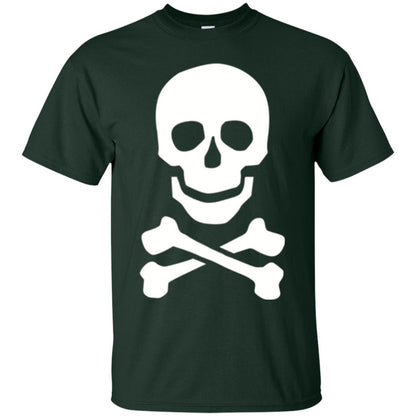 Skull Crossbones T-shirt Forest Green