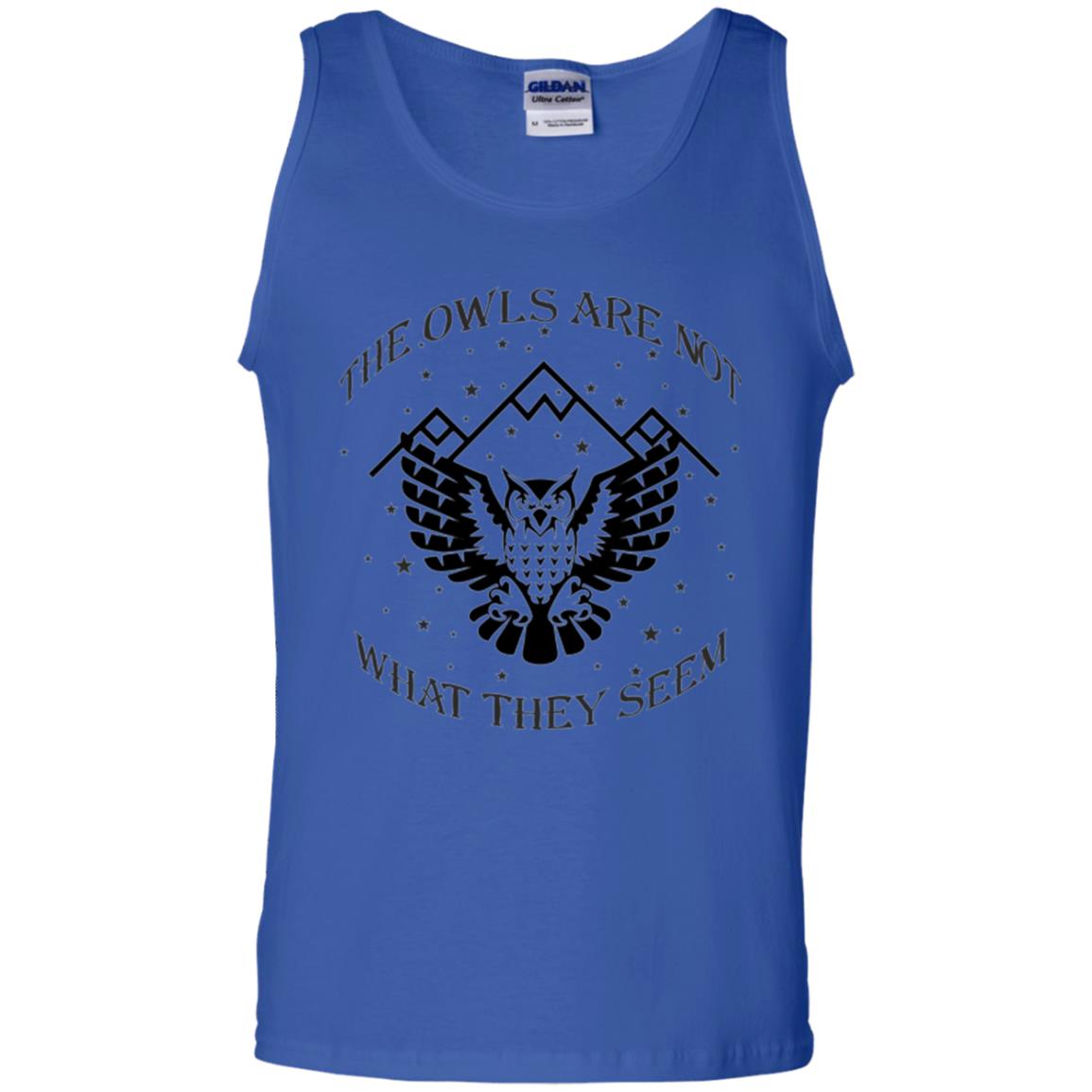Owl Lovers T-shirt The Owls Are Not What They Seem Royal