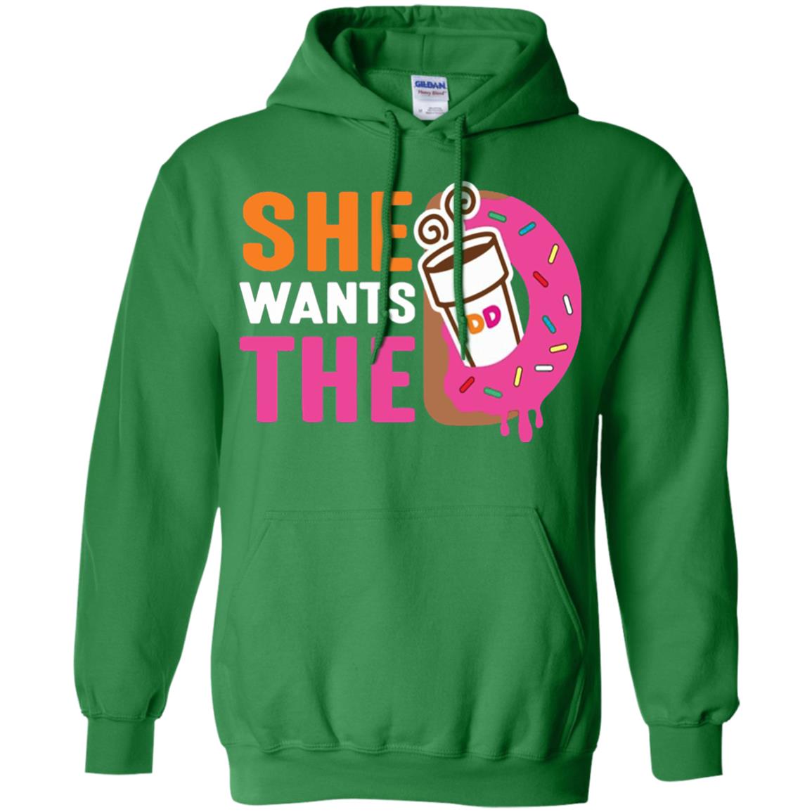 She Wants The D Dunking T-shirt Irish Green