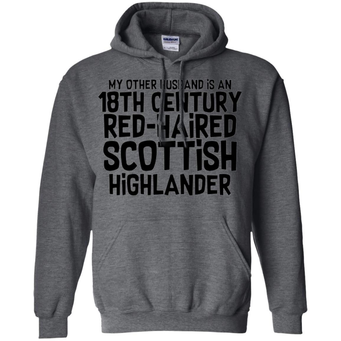 Wife T-shirt My Other Husband Is An 18th Century Red-haired Dark Heather