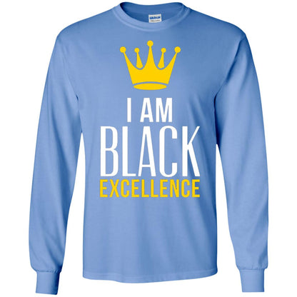 Black Excellence T-shirt Melanin Poppin_ Queen King Carolina Blue