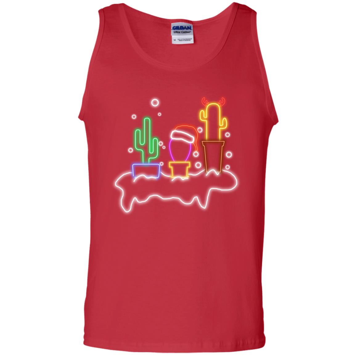 Cactus Merry X-mas Gift Shirt Red