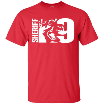 K-9 Sheriff Deputy Hoodie Leo Off Duty Cops Law Enforcement T-shirt Red
