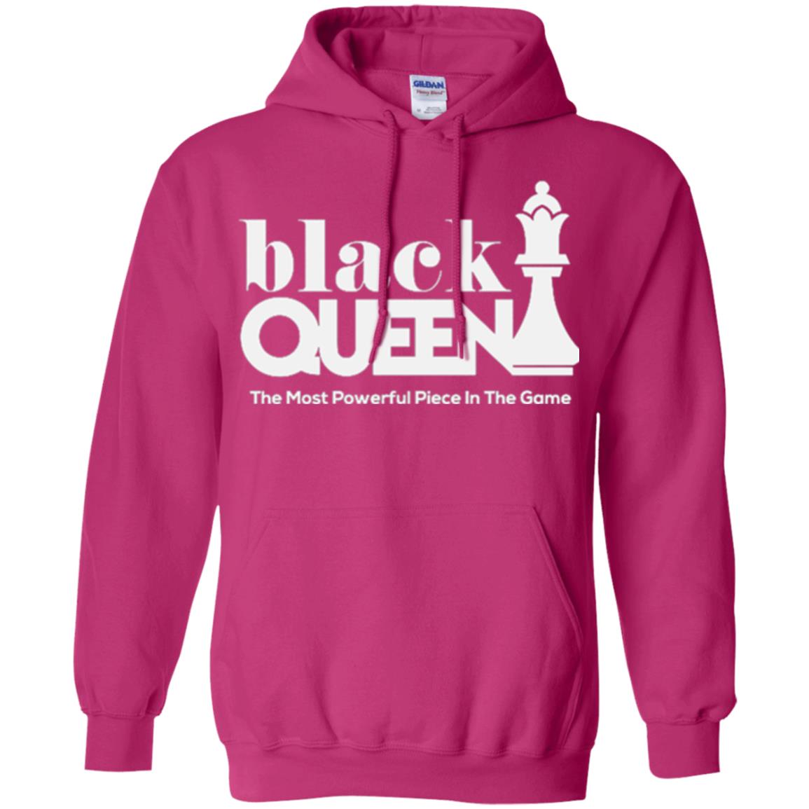Black Queen The Most Powerful Piece In The Game Proud Black Woman T-shirt Heliconia
