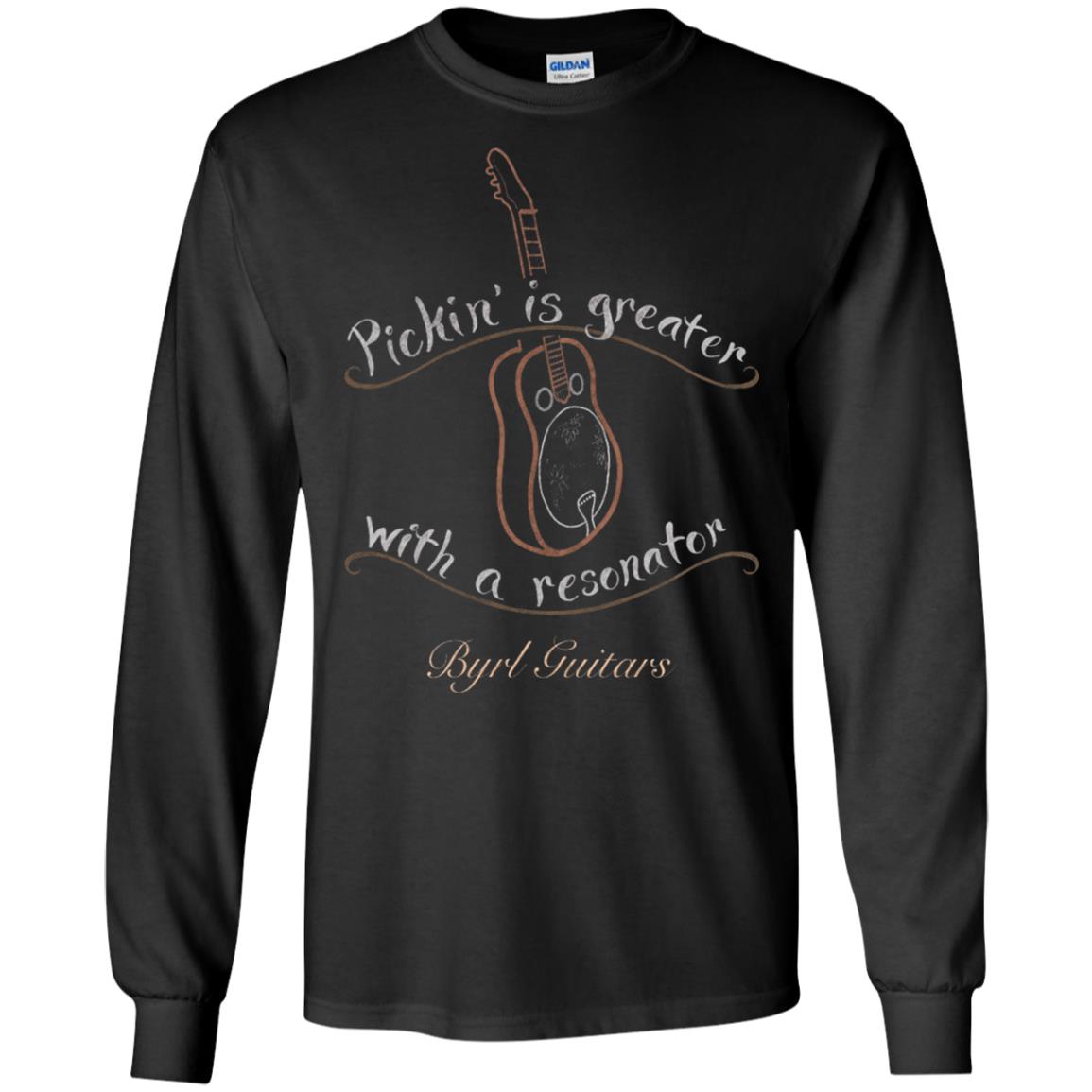 Funny Guitar Shirt Picking Is Greater With A Reasonator Black
