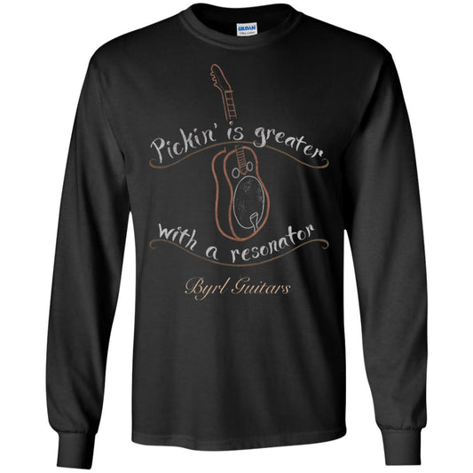 Funny Guitar Shirt Picking Is Greater With A Reasonator Black
