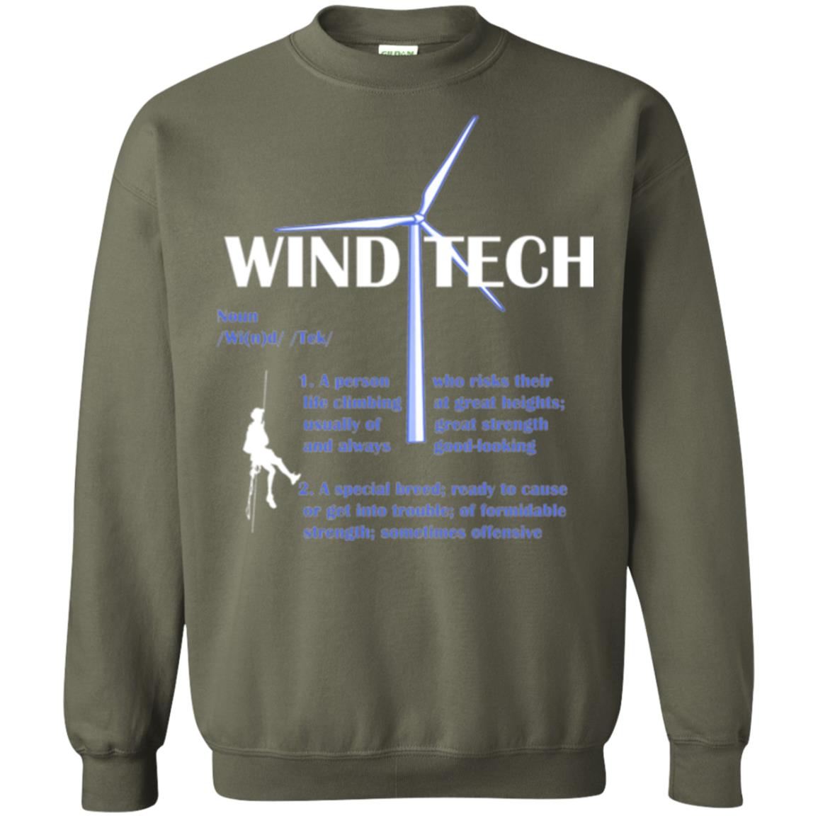 Wind Tech Definition T-shirt Military Green