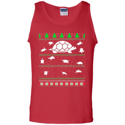Christmas T-shirt Turtle Lover Merry Christmas Red