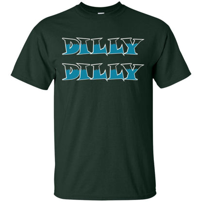 Christmas T-shirt Dilly Dilly Forest Green