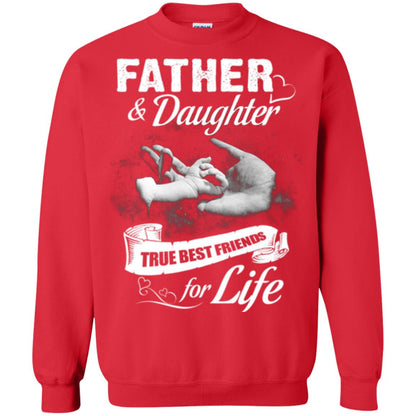 Father And Daughter True Best Friends For Life Family Shirt Red
