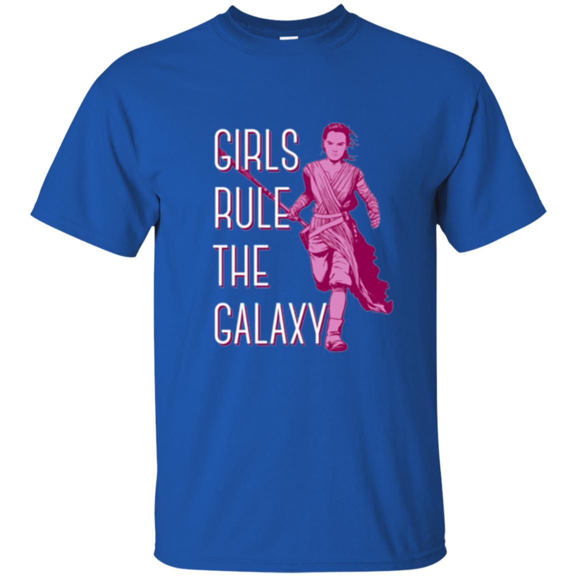 Film T-shirt Girls Rule The Galaxy T-shirt Royal