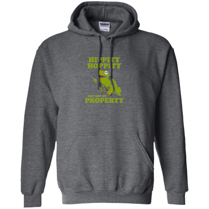 Frog Lover T-shirt Hippity Hoppity Get Off My Property Dark Heather