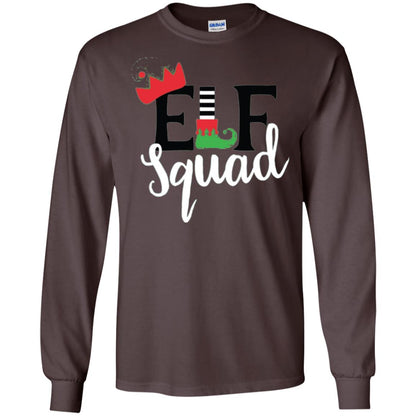 Christmas T-shirt Elf Squad Dark Chocolate