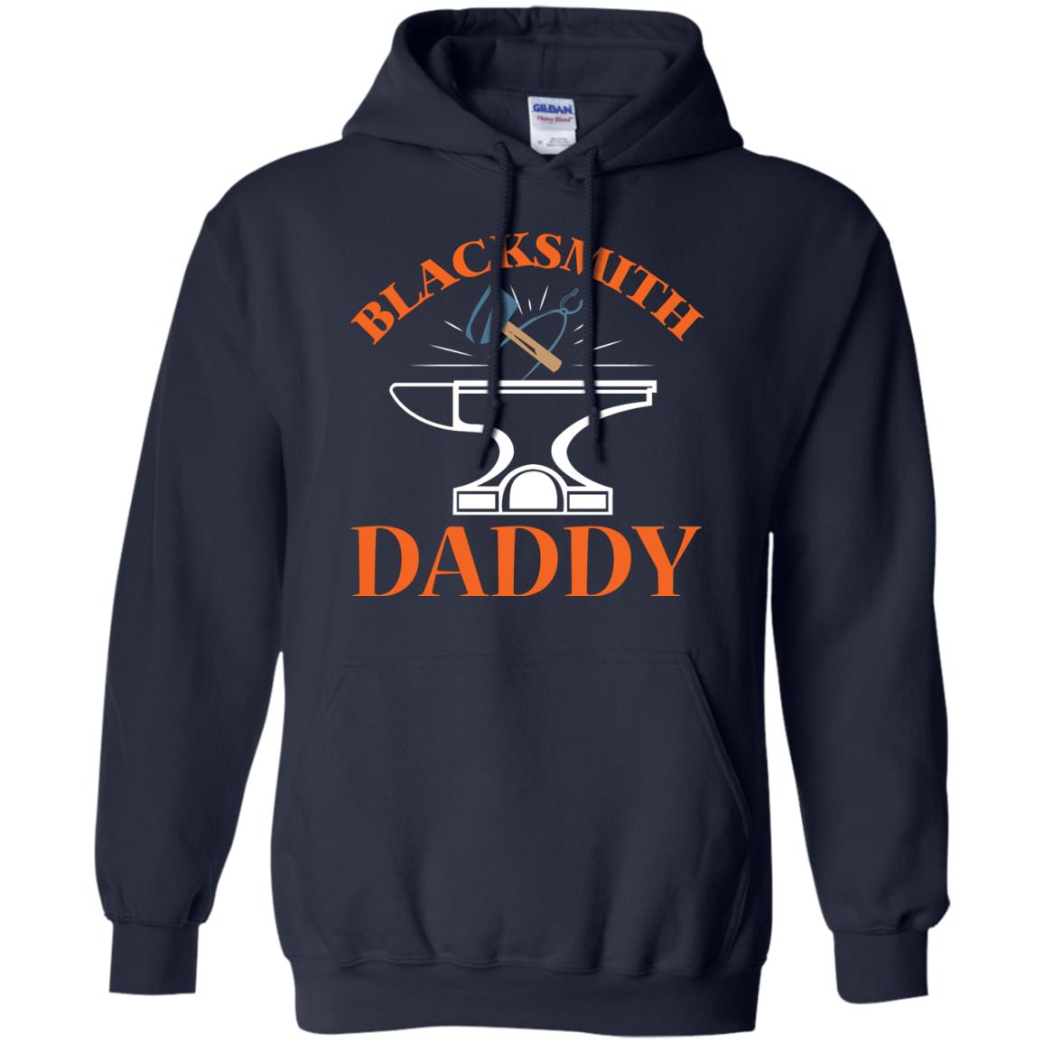 Blacksmith Daddy Happy Father's Day Shirt Navy