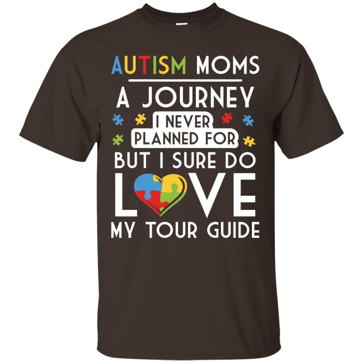 Autism Mom Shirt Autism Mom A Journey Of Love Dark Chocolate