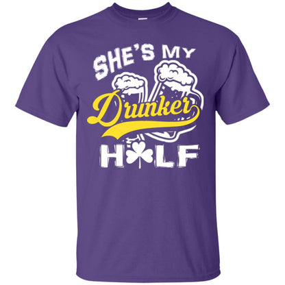 She's My Drunker Half Saint Patrick's Day T-shirt Purple