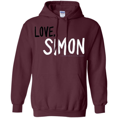 Love Simon Logo Shirt Maroon