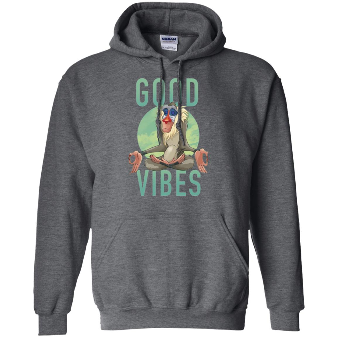 Rafiki Meditate Good Vibes T-shirt Dark Heather