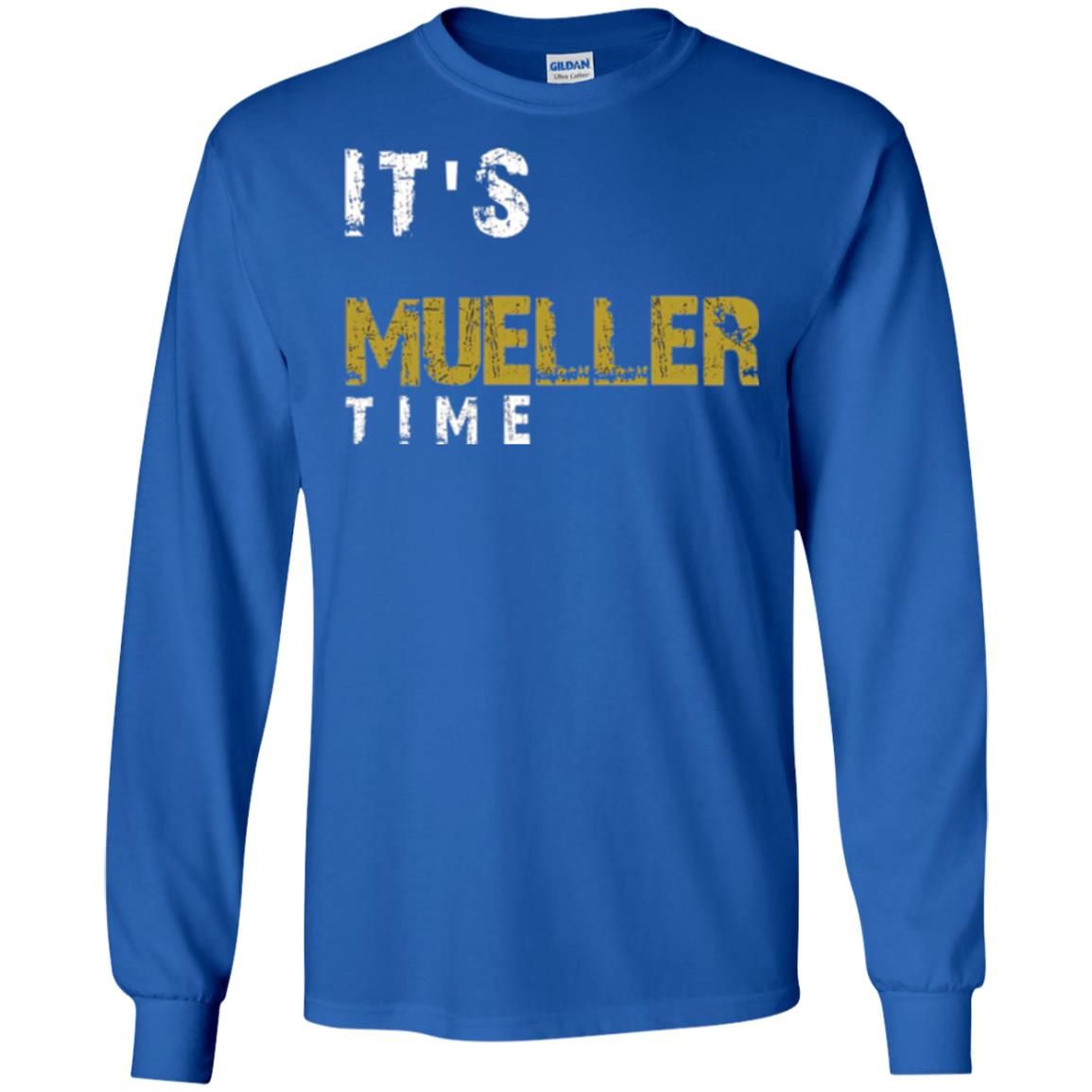 Anti Trump Resist T-shirt It_s Mueller Time Royal
