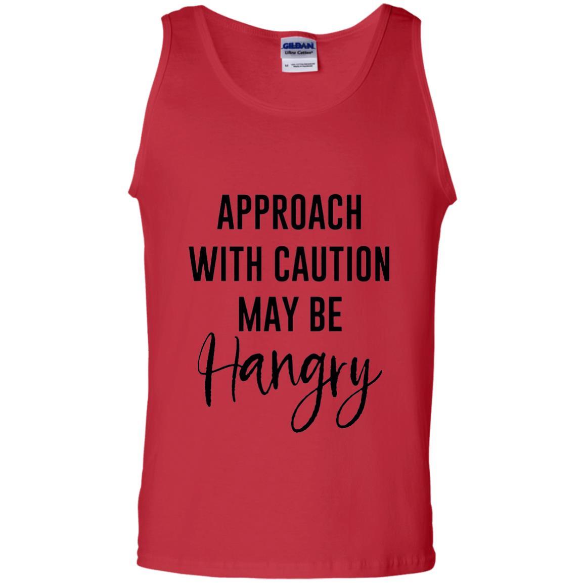Approach With Caution Maybe Hangry T-shirt Red