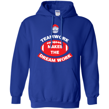 Football T-shirt TeamWork Makes The Dreamwork Royal