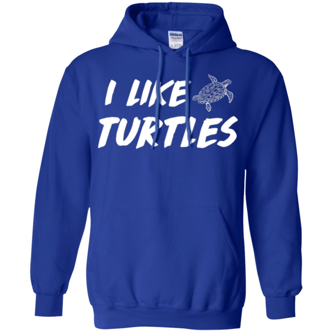 I Like Turtles T-shirt Royal