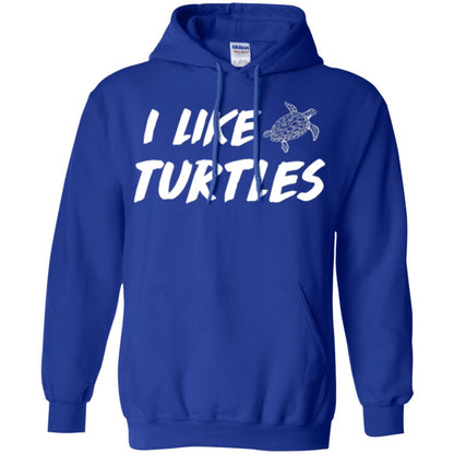 I Like Turtles T-shirt Royal