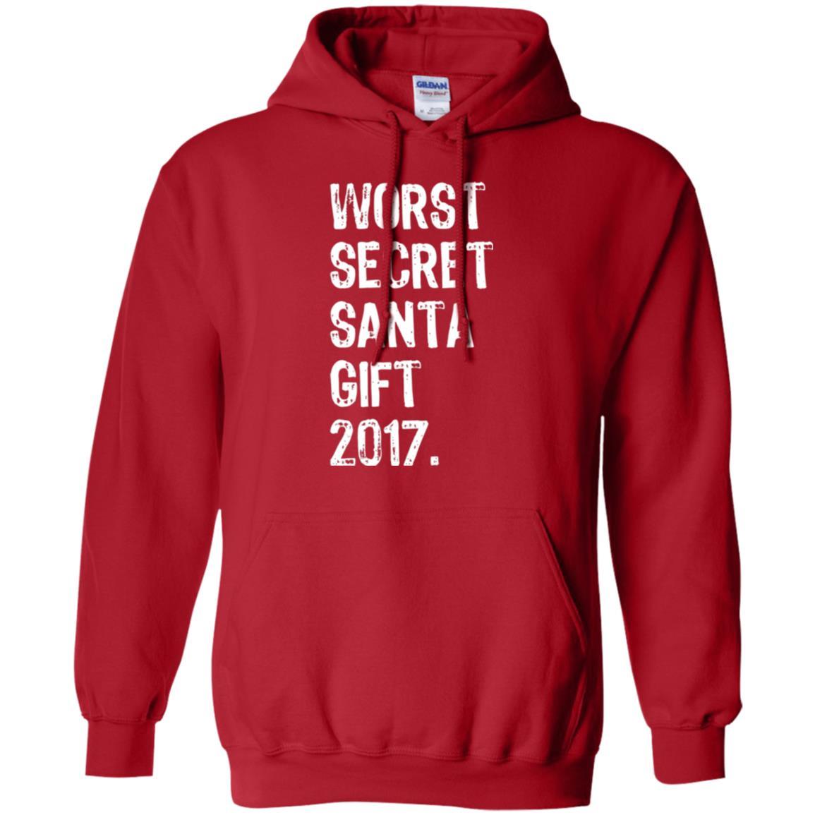 Christmas T-shirt Worst Secret Santa Gift 2017 Red