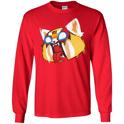 Aggretsuko Screaming Rage Tee Shirt Red